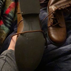 Brash Shoes - Brown tie up boots size 7 Brash Shoes - Brown tie up boots size 7